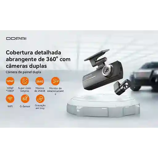 Câmera Veicular - DDPAI N1 Dual