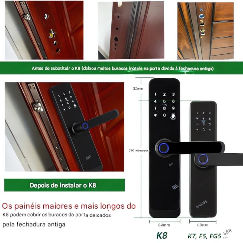 Fechadura Digital Bluetooth K8 - Safe ProtecX