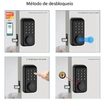 Fechadura Digital Com Senha DS02 - Safe ProtecX