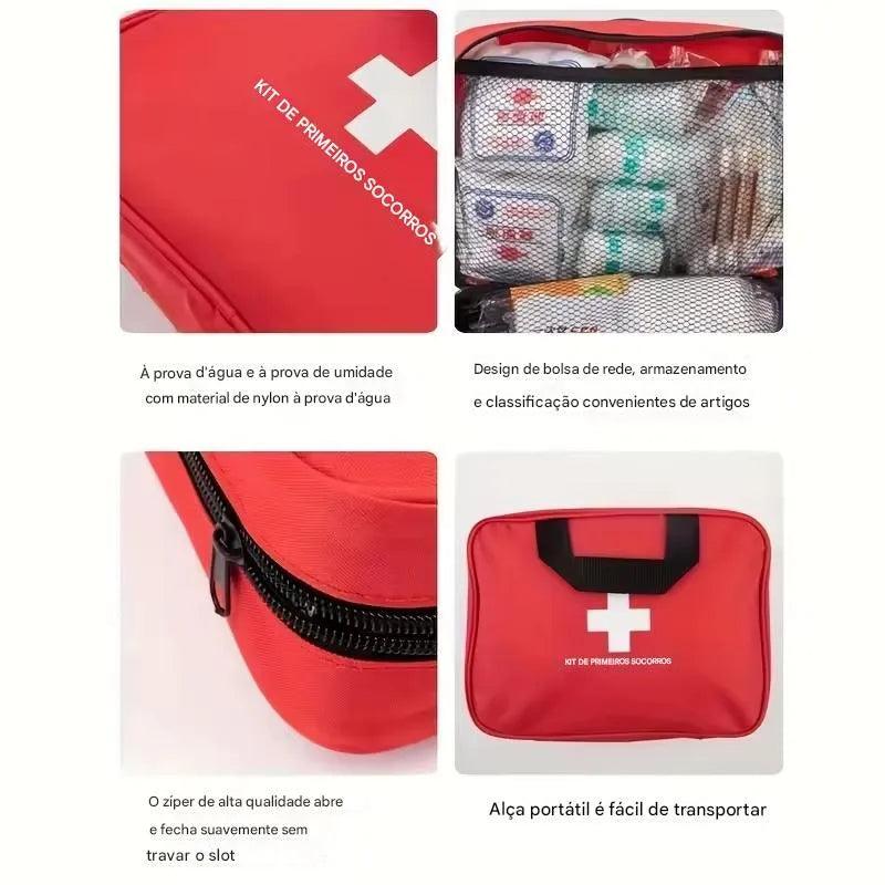 Kit de Primeiros Socorros Portatil - Safe ProtecX